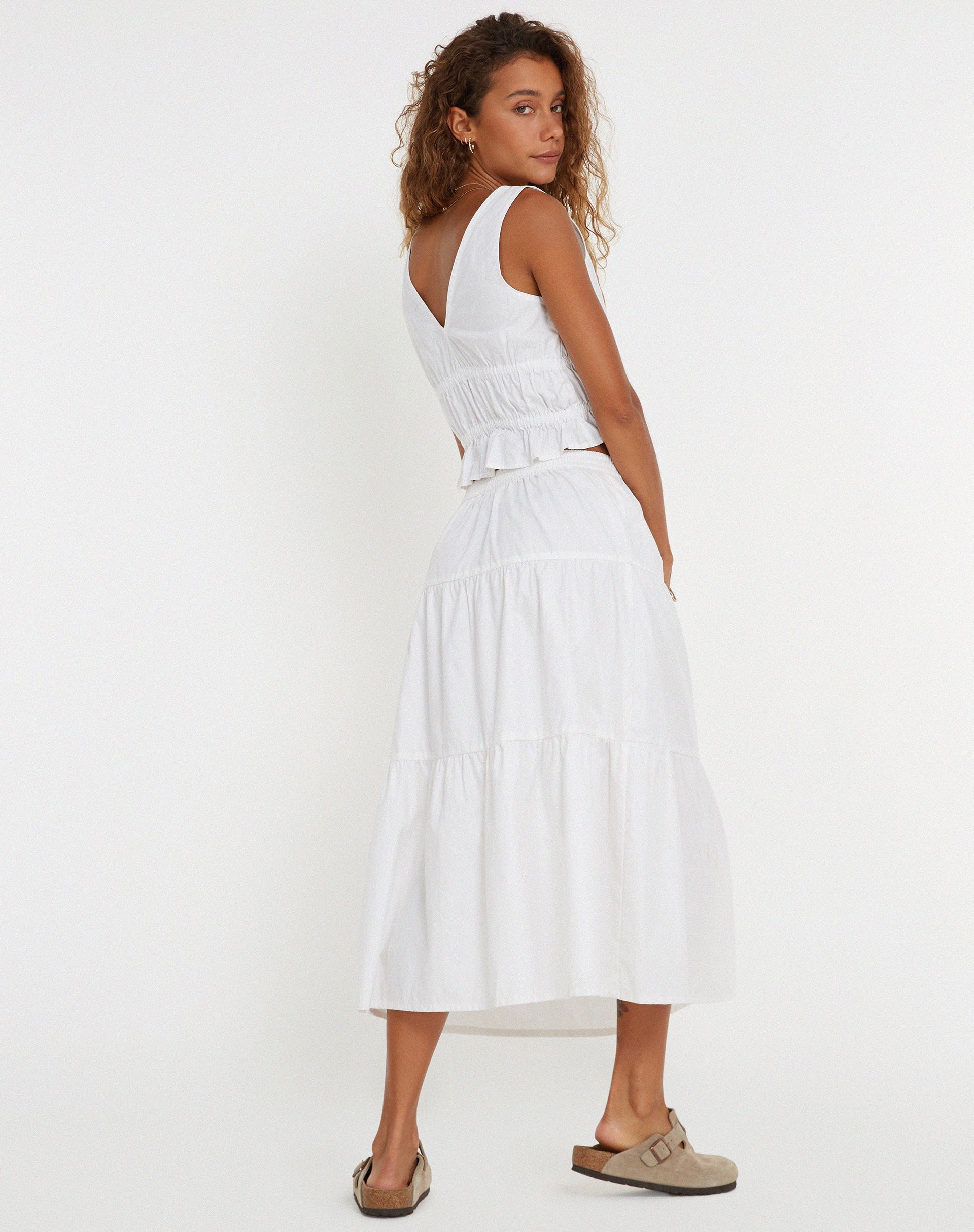 imagen de Midaxi Skirt in White