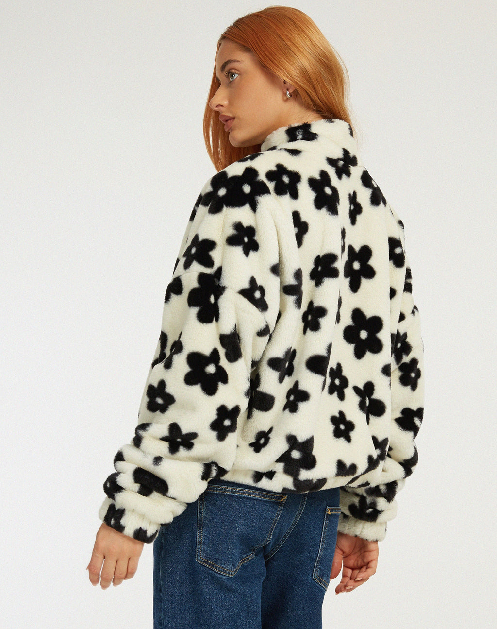 Chaqueta Nero en blanco margarita y negro