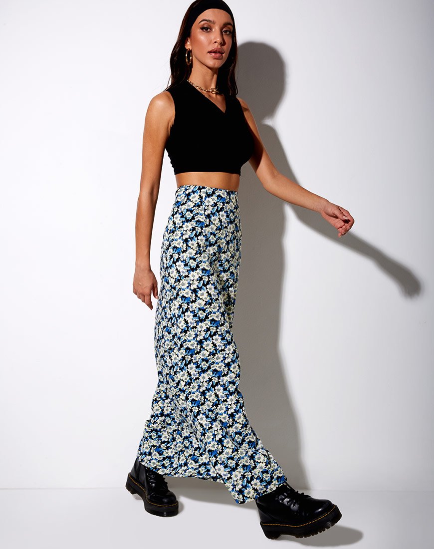 Imagen de Sayan Maxi Falda Azul Aster