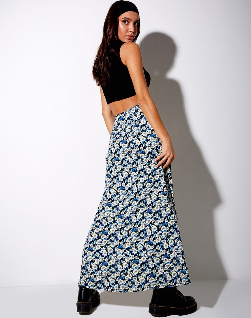 Imagen de Sayan Maxi Falda Azul Aster