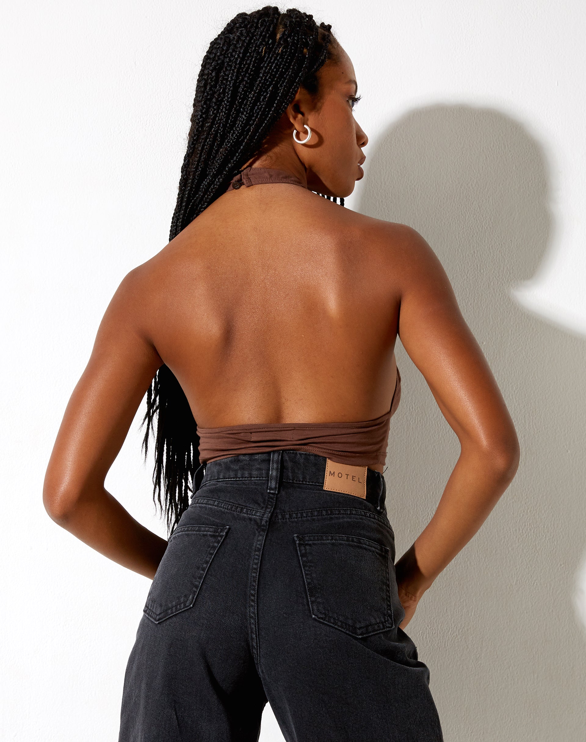 Imagen de Silta Crop Top en Mahagony Profundo