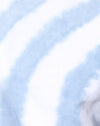 Tinte de corbata en espiral azul y blanco