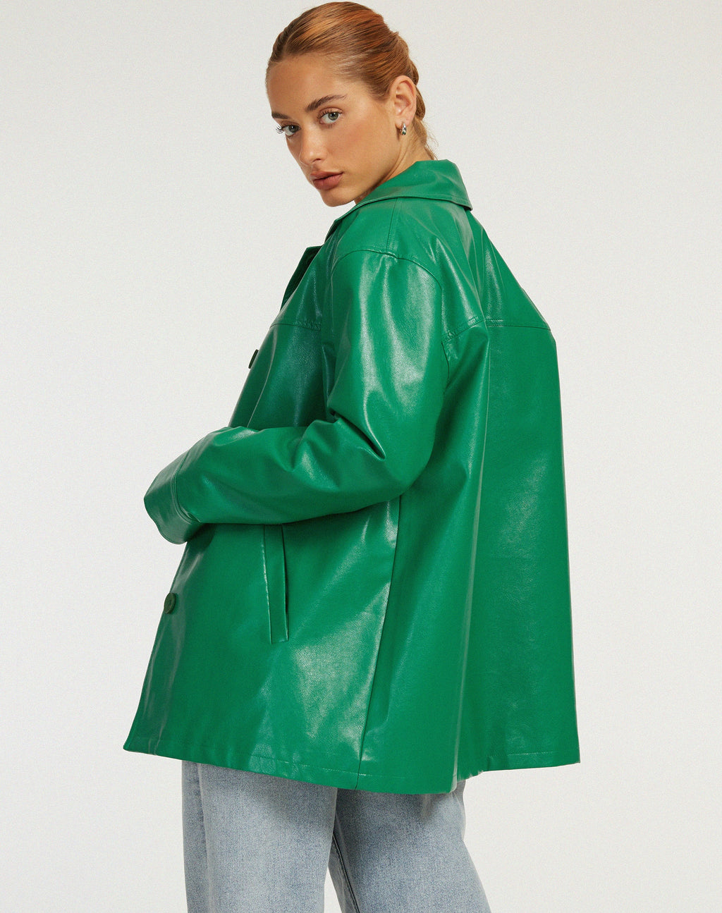 Chaqueta Walta en Pu Verde Kelly