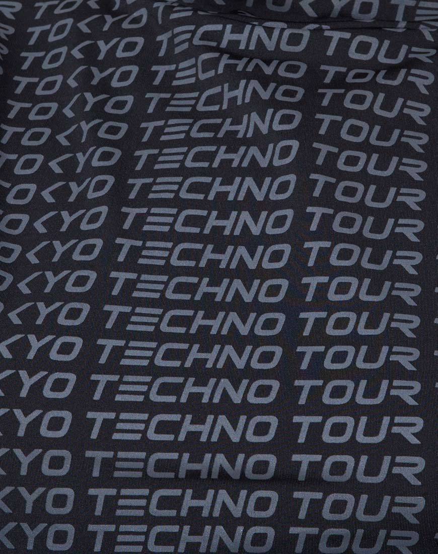 Imagen de Rhala Crop Top en Tokyo Techno Tour Negro