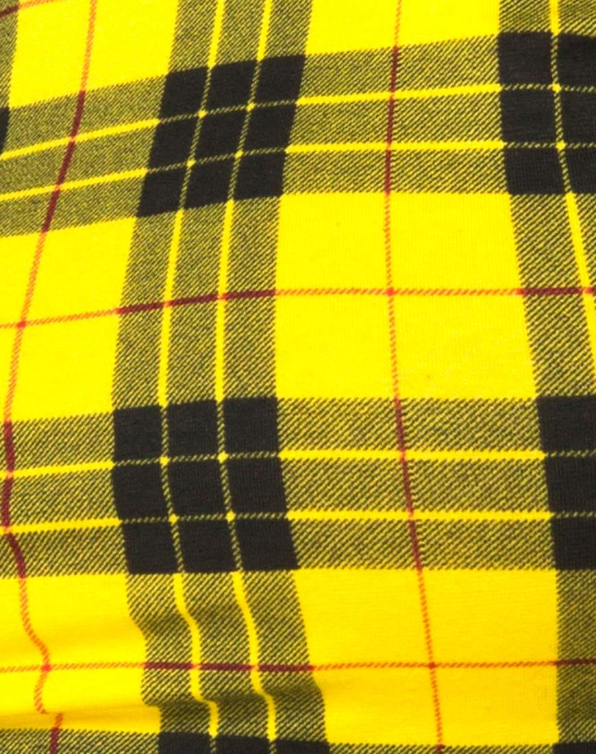 Imagen de Rhala Crop Top en Winter Plaid Amarillo