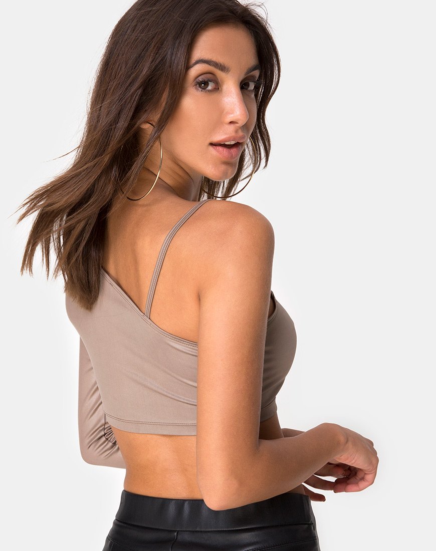 Imagen de Rhi Top en Spandex Cacao