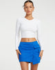imagen de Rhory Mini Falda Cargo en Azul Aqua