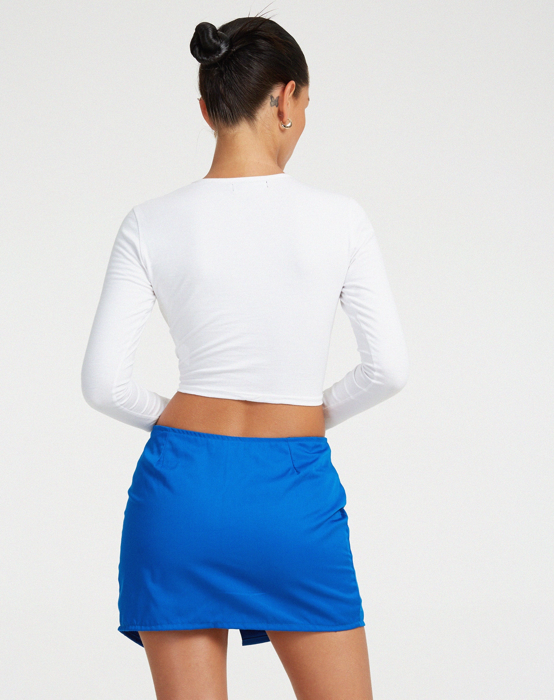 imagen de Rhory Mini Falda Cargo en Azul Aqua