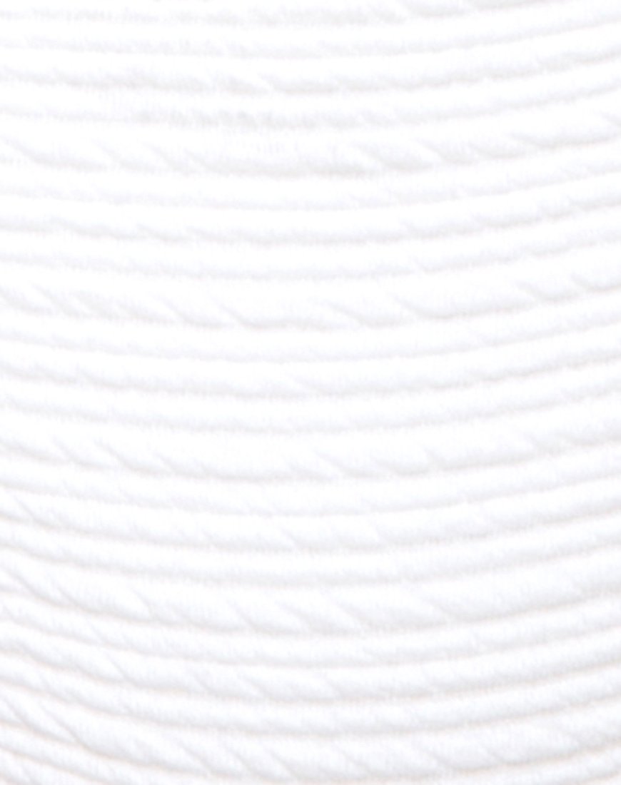 Imagen de RIBEL TOP BIKINI MULTI RIB TEXTURED IVORY (Z012078 IVORY)