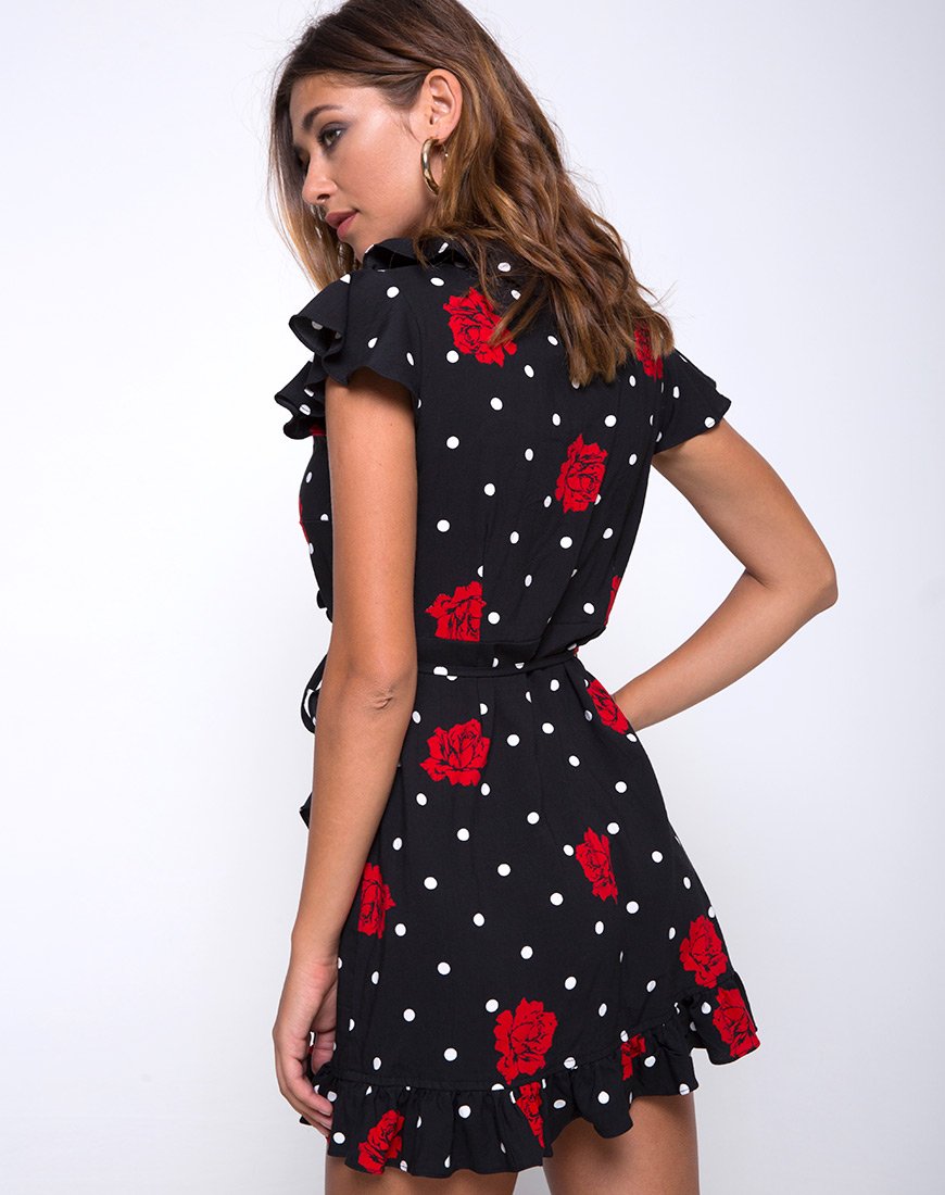 Imagen de Rica Skater Dress in Cuban Rose
