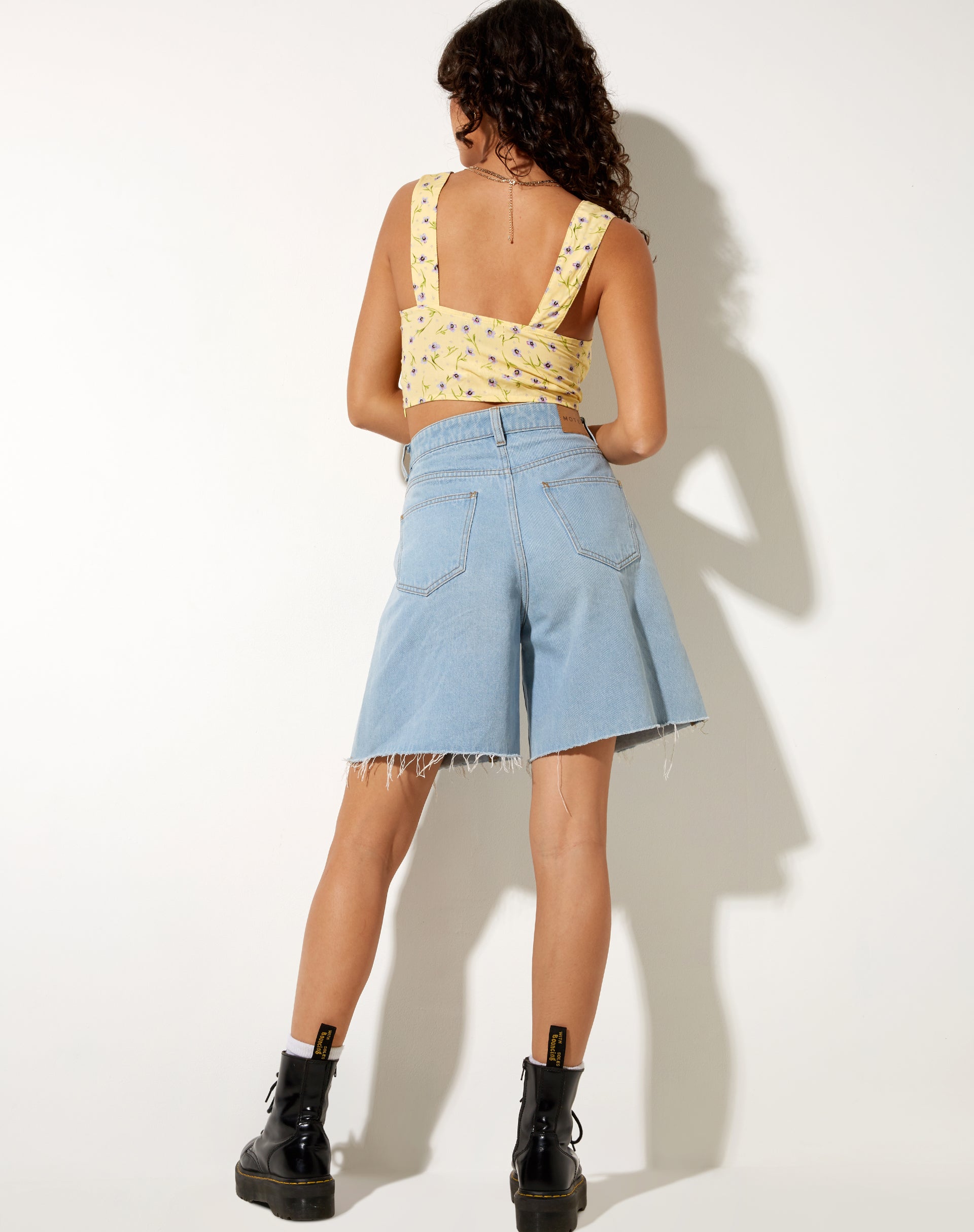Imagen de Ridis Vest Crop Top en Wild Flower Lemon Drop