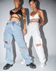 Imagen de Rips Parallel Jean en White Wash