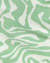 Punto Jagged Swirl Menta y Nata