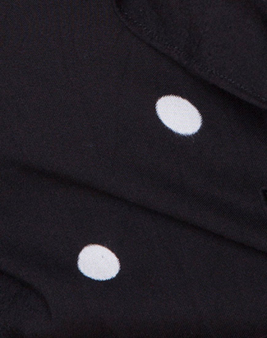 Imagen de Vestido Riser en Polkadot Blanco y Negro