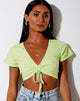 Imagen de Rivera Crop Top en Rib Lime