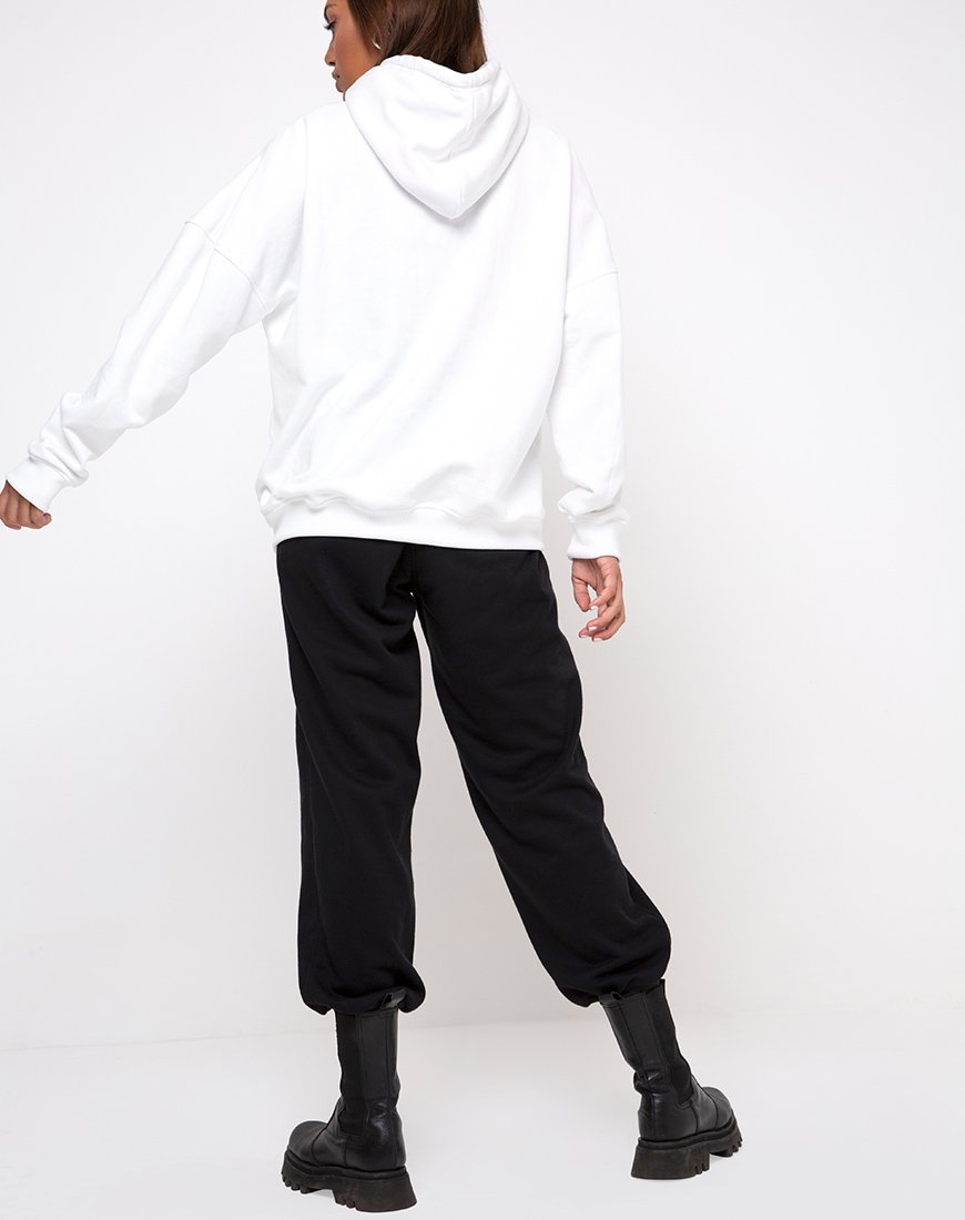 Imagen de Oversize Hoody in White Angel Embro