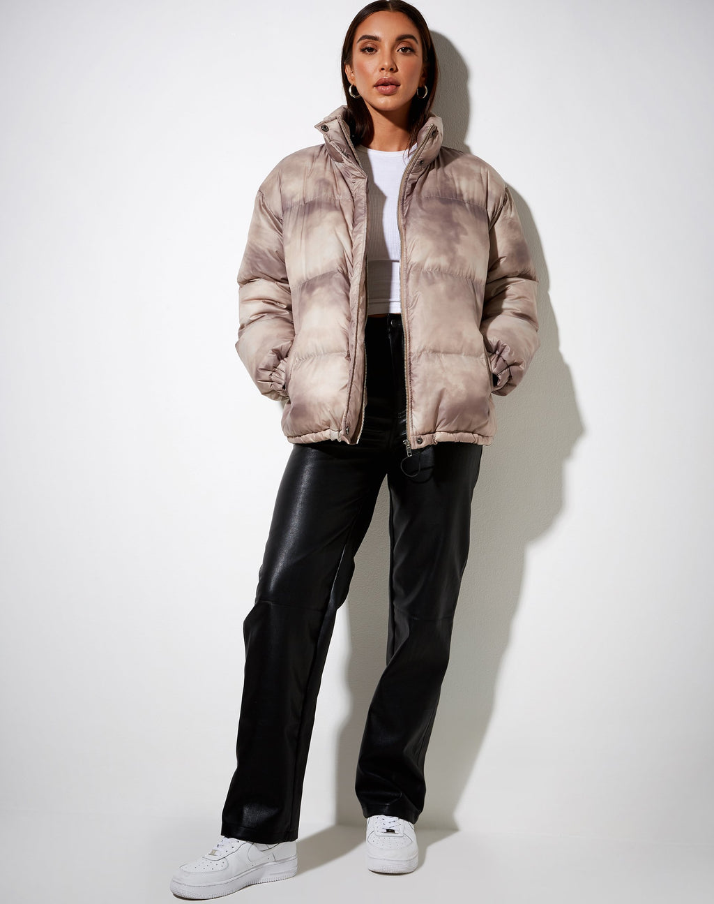 Chaqueta Rofer en beige humo