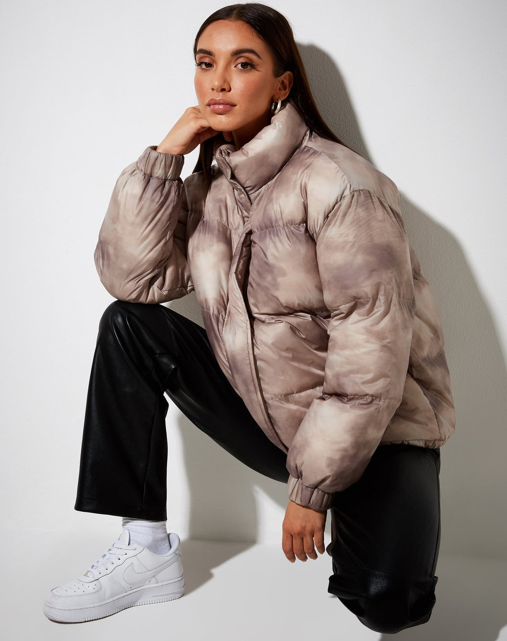 Chaqueta Rofer en beige humo