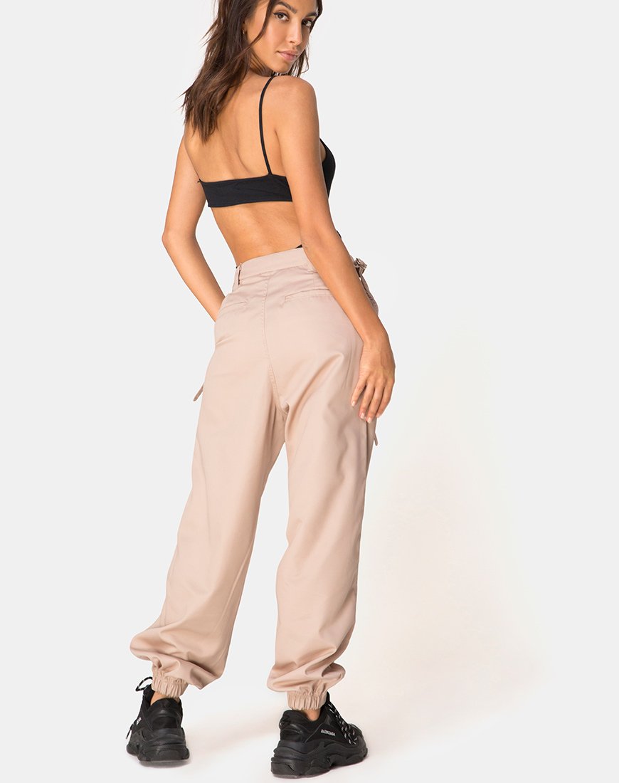 Pantalón cargo Jubie de color tostado Drill