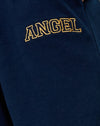 Navy Angel Embro en amarillo