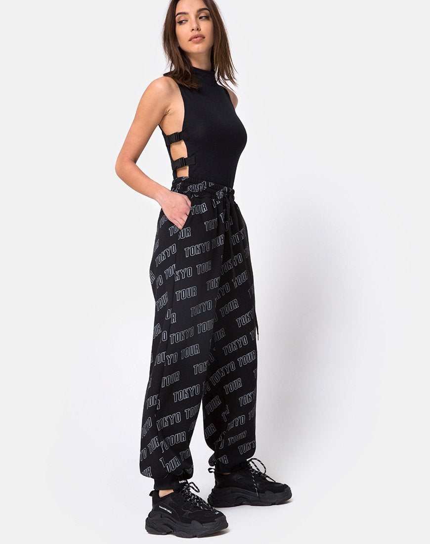 Roider Jogger en negro Tokyo Tour