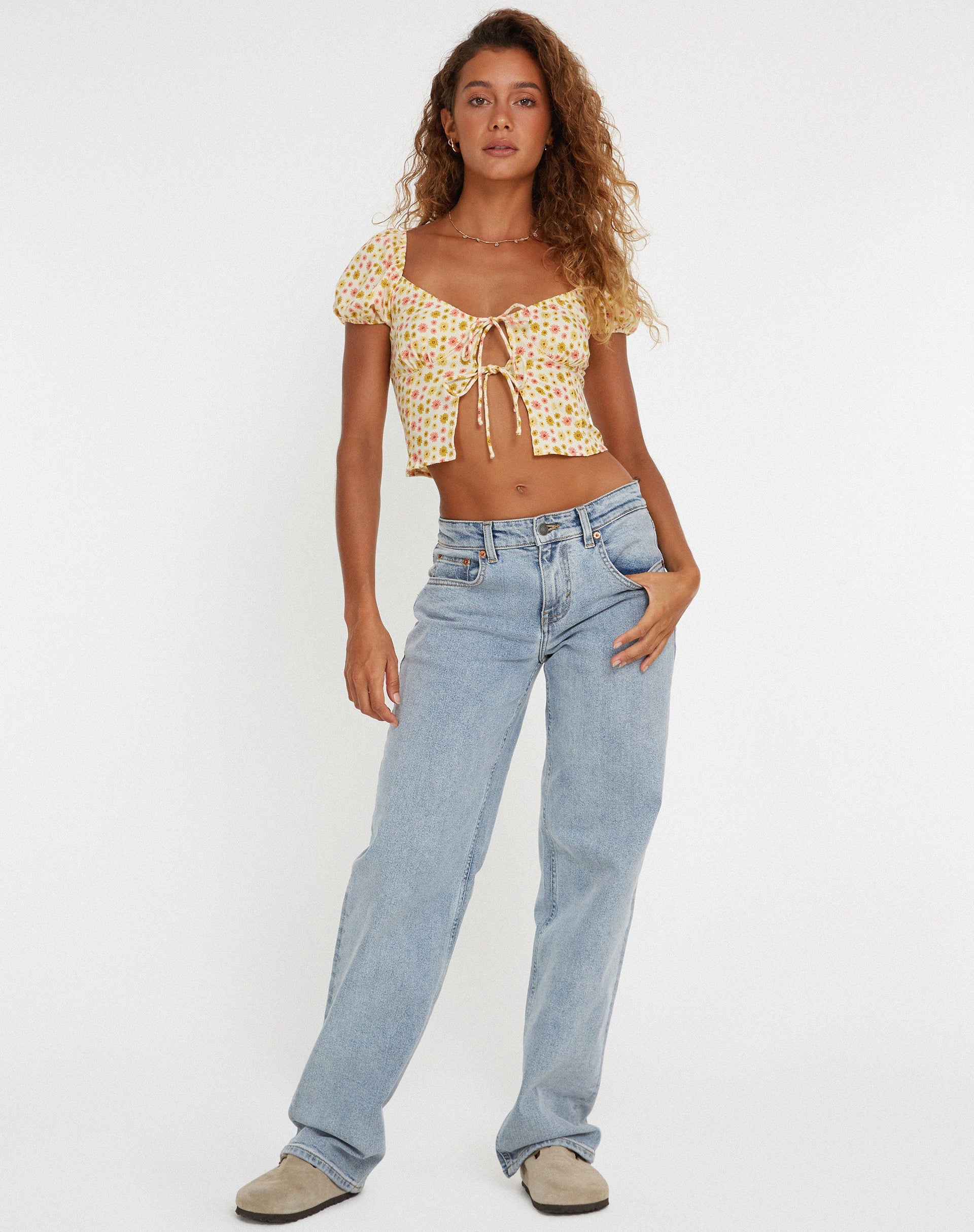 imagen de Rom Top en Daisy Chain Crema