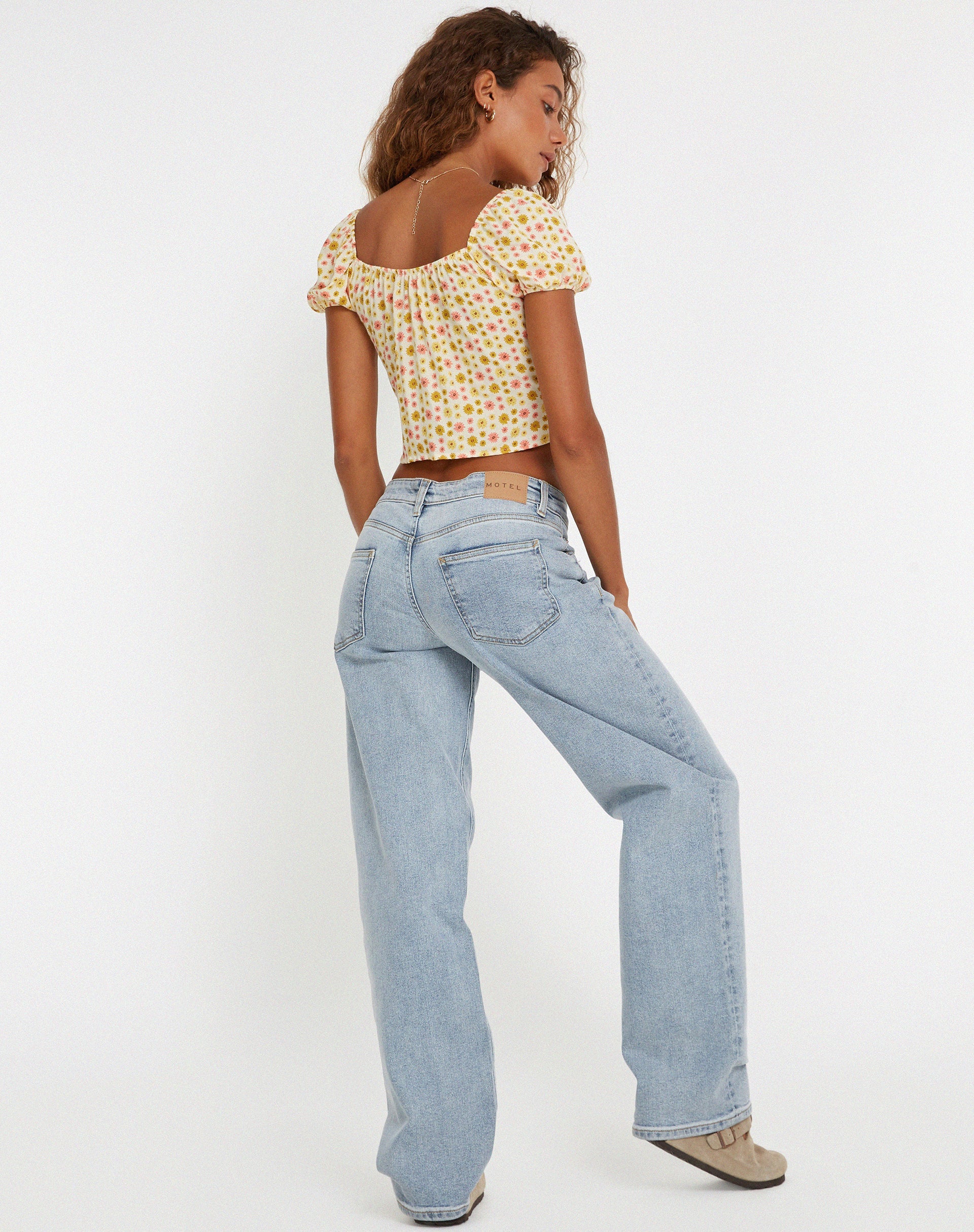 imagen de Rom Top en Daisy Chain Crema