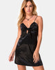 Imagen de Ronina Dress in Heavy Satin Negro