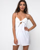 Imagen de Roppan Slip Dress in Satin Ivory