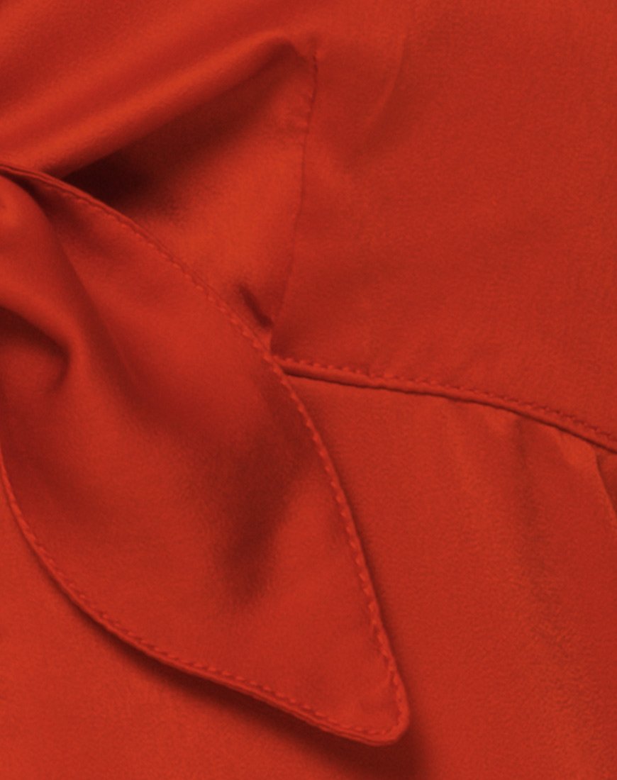Imagen de Roppan Slip Dress in Satin Rust