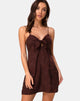 Imagen de Ronina Mini Dress in Satin Rose Cocoa