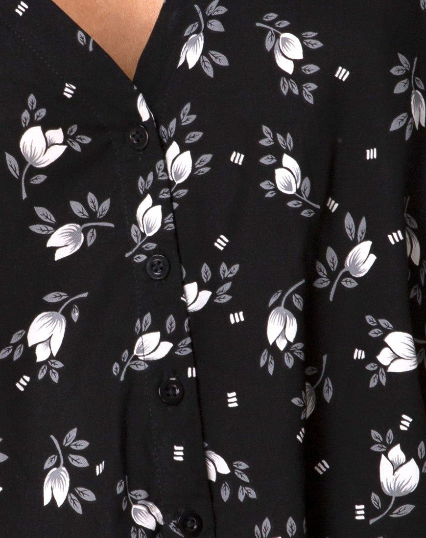 Imagen del vestido Rosella Swing en tulipán oscuro