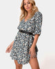 Imagen de Rosella Swing Dress in Floral Field Navy