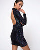 Imagen de Ruby Rose Bodycon Dress in Petrol Sequin