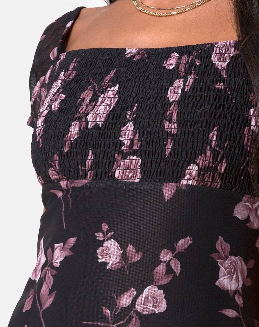 Imagen de Ruchine Tea Dress in Dusky Rose