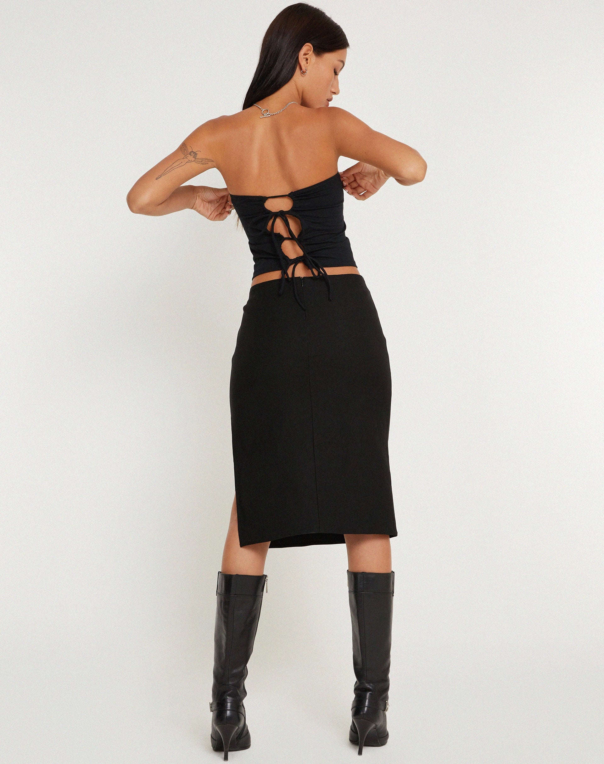 imagen de Ruetie Bandeau Top en Negro