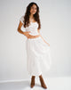 imagen de Midaxi Skirt in White