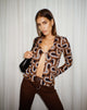 Imagen de Ruix Top en Tonal Interlink Negro