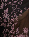 Mariposa Enredadera Flock Negro y Rosa