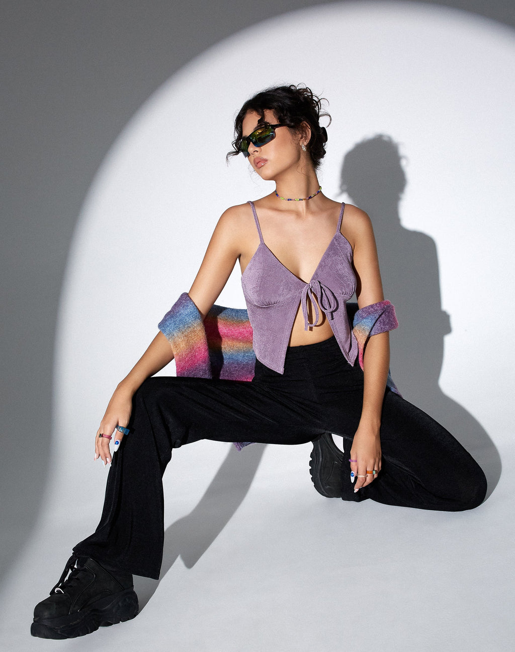 Rumak Cami Top en Crepe Lavanda