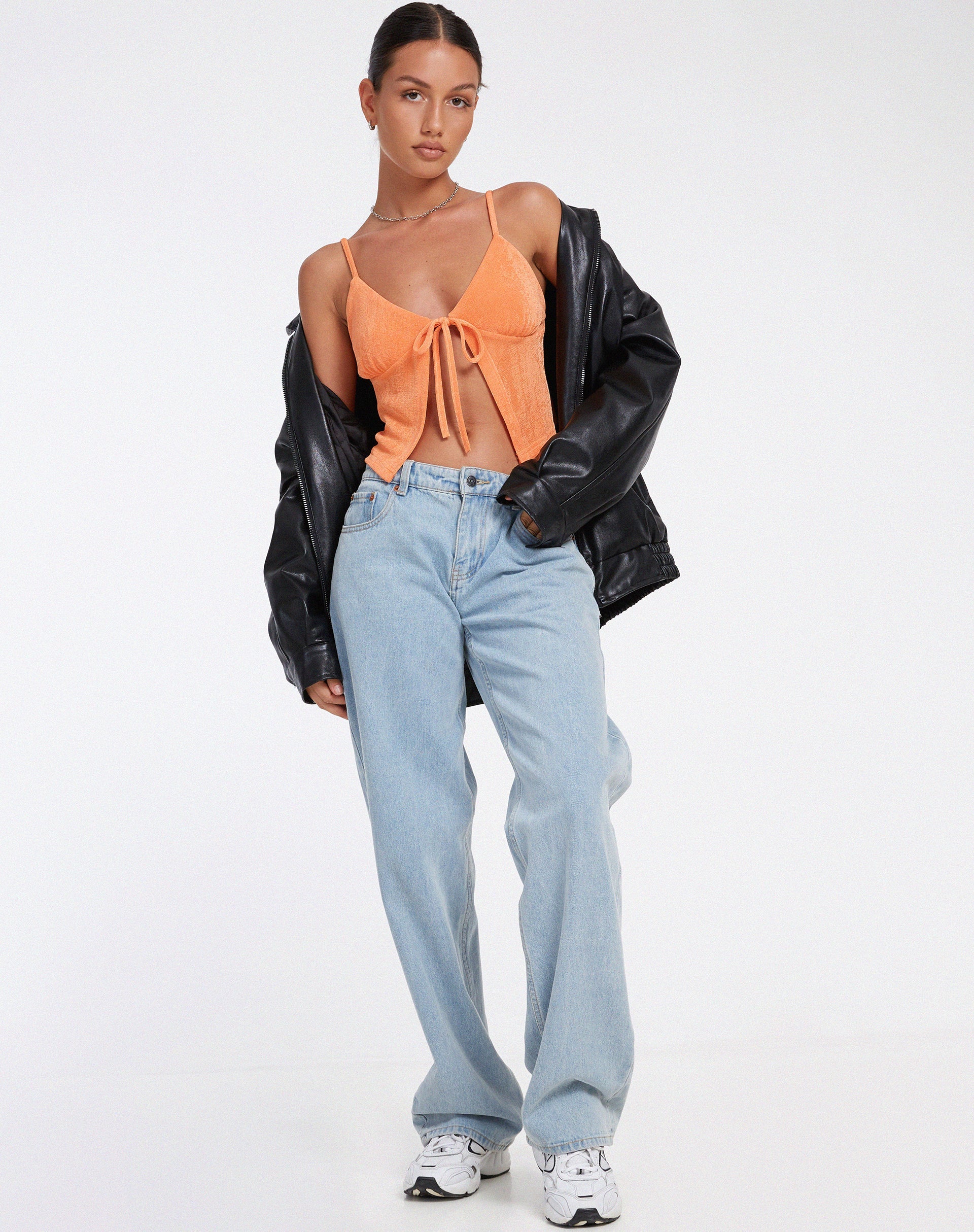 imagen de Rumak Top en Crepe Soft Naranja