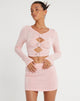 imagen de Ruti Long Sleeve Top in Crepe Baby Pink