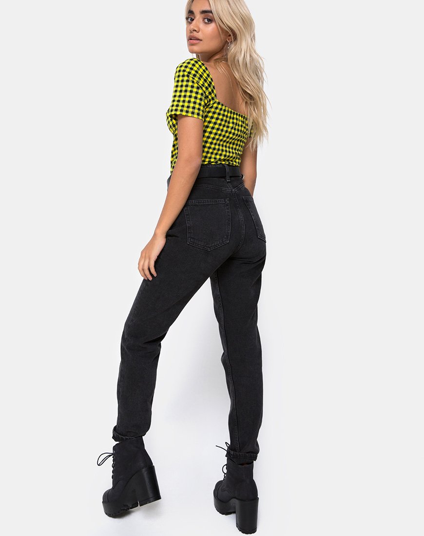 Imagen de Ryon Corpiño en Gingham Medio Amarillo