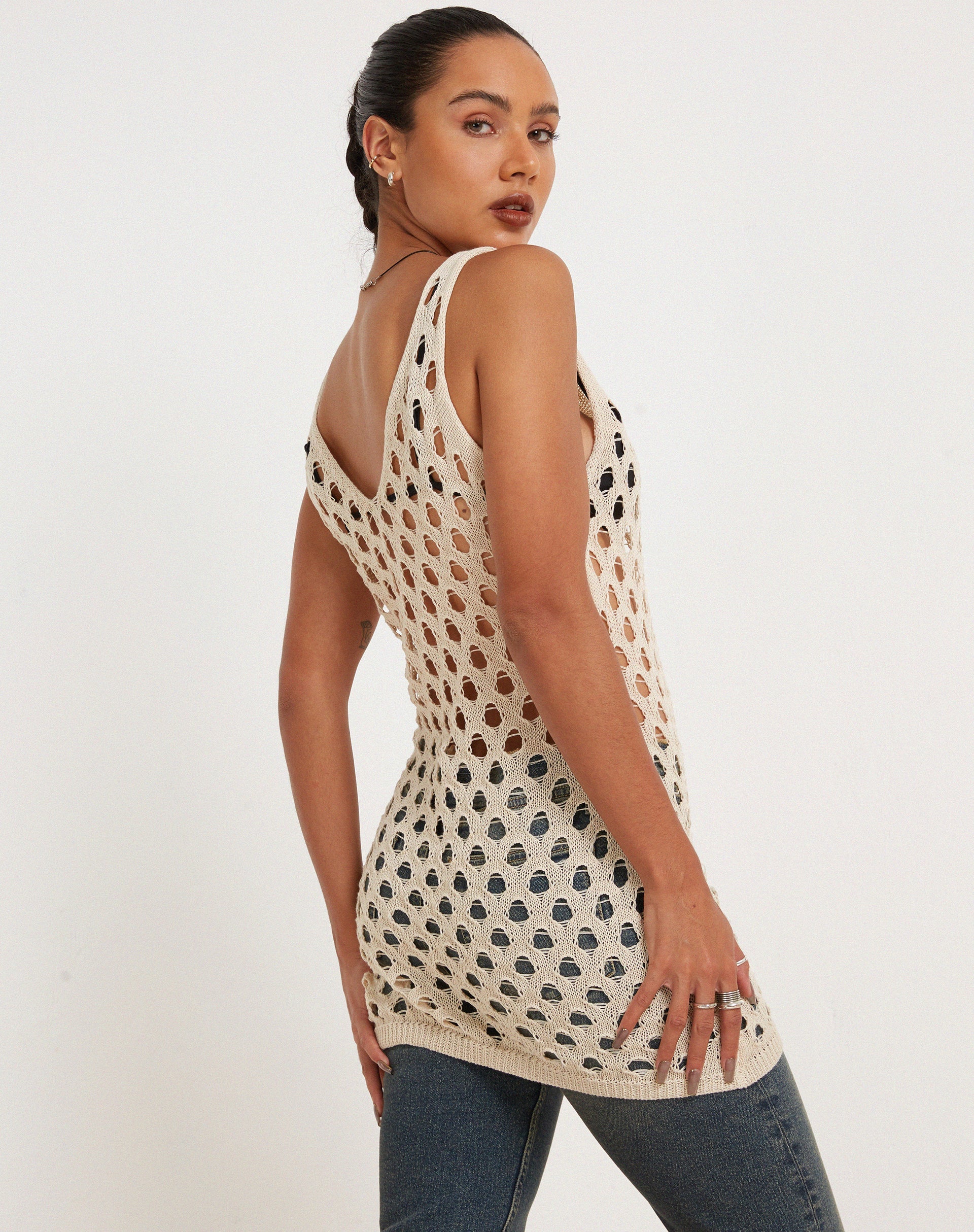 imagen de Ryushi Mini Dress in Beige