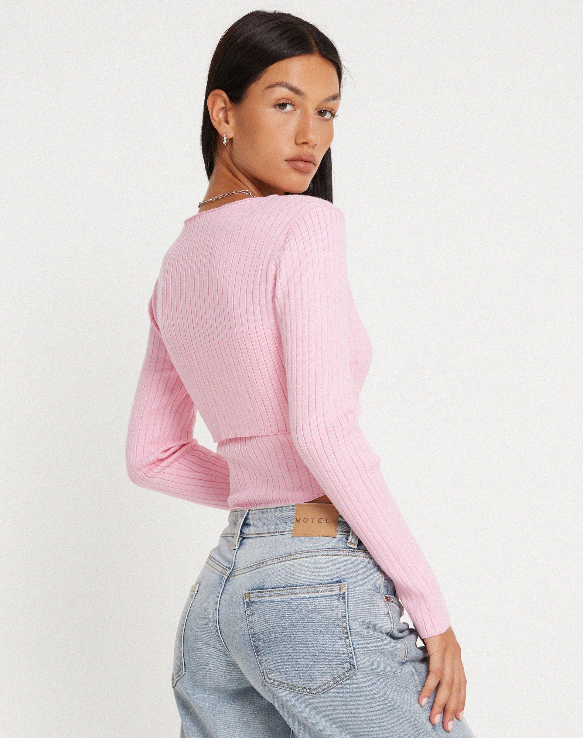 imagen de Sabai Button Up Cardi en Rosa
