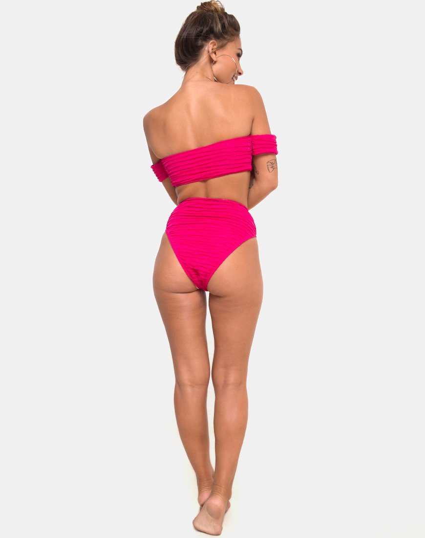 Imagen de Shaca Braguita de bikini en 80s Crinkle Pink Highlighter