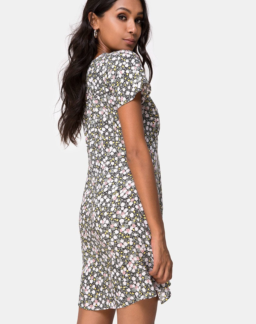 Imagen de Sahara Tea Dress in Floral Field Olive