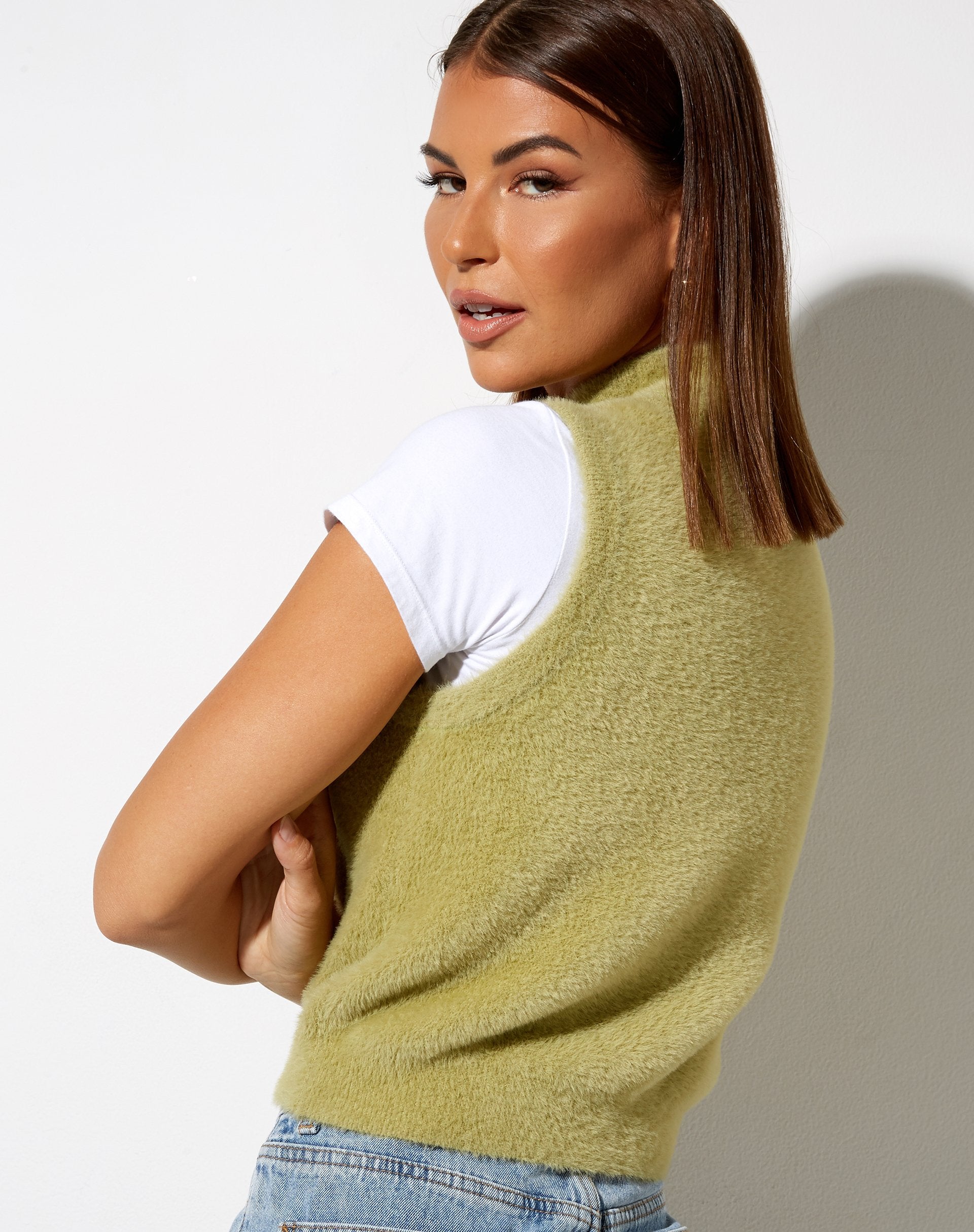 Imagen de Sai Tank Top en Knit Green
