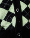 Diamante negro y verde