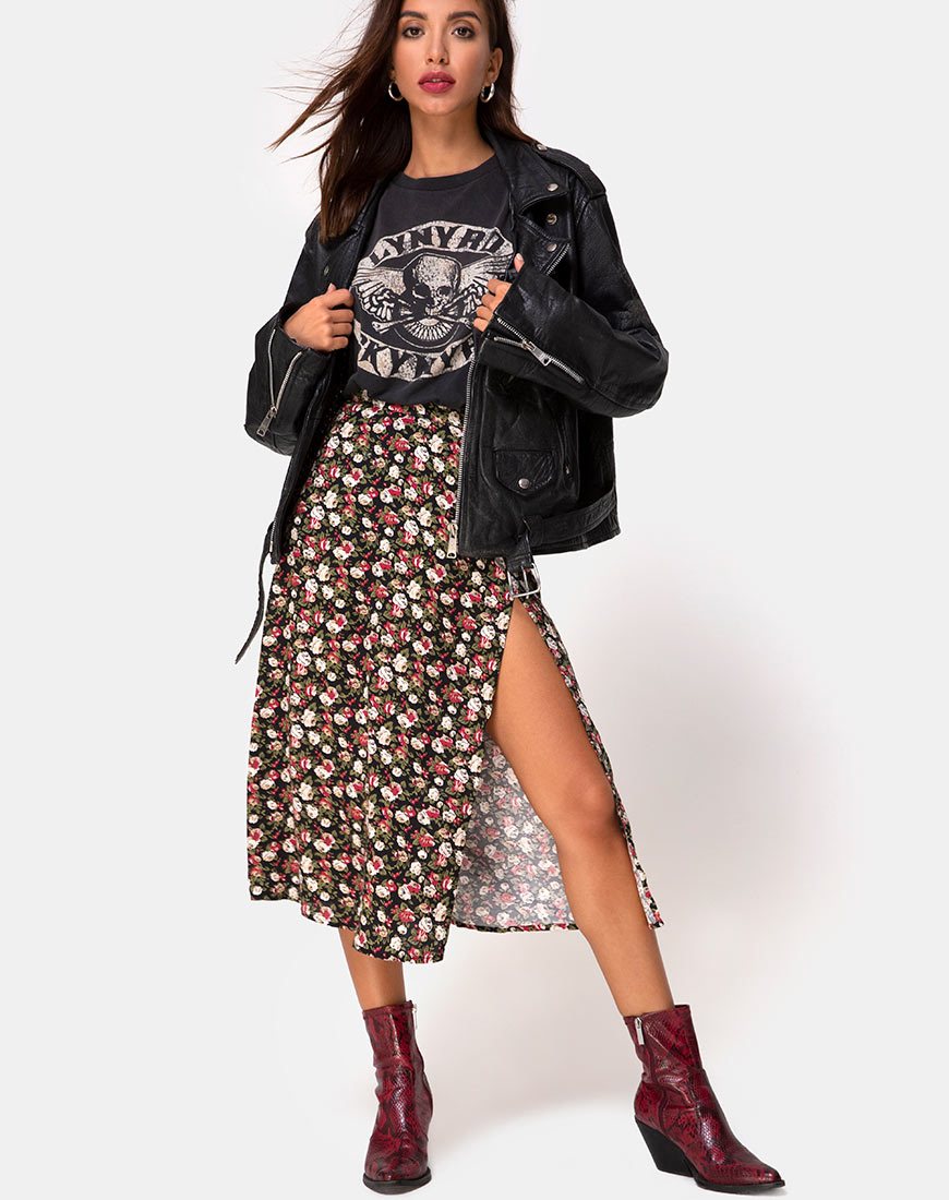 Falda Saika en Courtney Floral